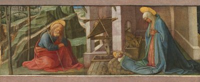 La Natività, c.1445 da Fra Filippo Lippi